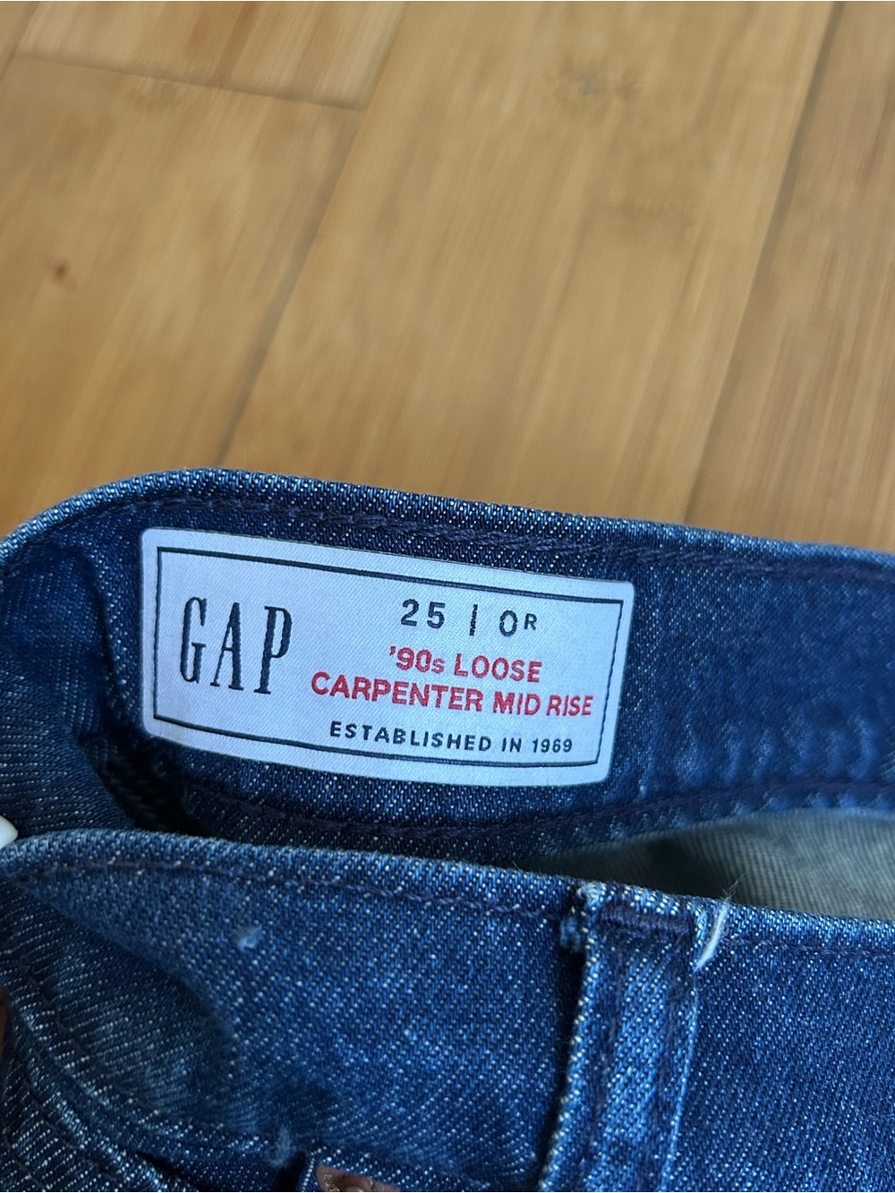 90s loose mid-rise carpenter jeans - Picture 3 of 6